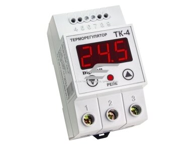 Modulinis | skaitmeninis termostatas | temperatūros reguliatorius | 16A | 230V | -55...+125°C | DIN | DigiTOP | TK-4 Modulinis | skaitmeninis termostatas | temperatūros reguliatorius | 16A | 230V | -55...+125°C | DIN | DigiTOP | TK-4
