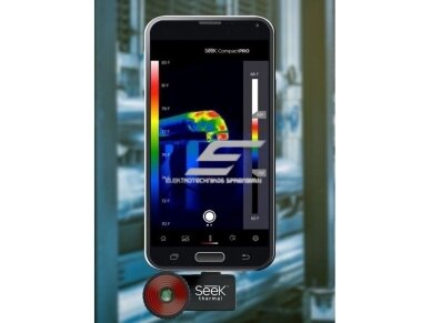 Termovizorius | prie išmaniojo telefono ar planšetės | <15Hz | iPhone | iOS | SEEK Thermal | Compact PRO I 3 Termovizorius | prie išmaniojo telefono ar planšetės | <15Hz | iPhone | iOS | SEEK Thermal | Compact PRO I 3
