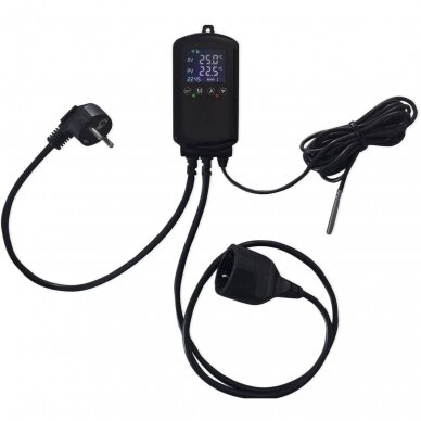Termostaat | Digitaalne | Schuko tüüp | 230V | 16A | IP20 | Heber HT-140 Termostaat | Digitaalne | Schuko tüüp | 230V | 16A | IP20 | Heber HT-140