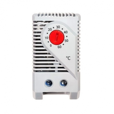 Mini termostaat | temperatuuri regulaator | NC | 0–60°C | 230 V AC | 10 A | bimetall | DIN | automaatne kütte juhtimine | IP20 Mini termostaat | temperatuuri regulaator | NC | 0–60°C | 230 V AC | 10 A | bimetall | DIN | automaatne kütte juhtimine | IP20