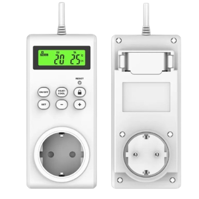 Floor heating thermostat | digital | Schuko type | 0~60℃ | 230V | 16A Floor heating thermostat | digital | Schuko type | 0~60℃ | 230V | 16A