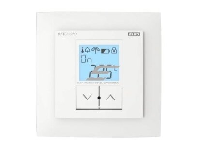 Belaidis | skaitmeninis | programuojamas termostatas | temperatūros reguliatorius | +0...+55°C | baltas | IP20 | iNELS RF | RFTC-10/G