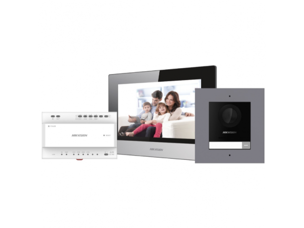 Domofonas | telefonspynė | pasikalbėjimo įrenginio komplektas | su kamera | 2MP | 24VDC | 99,8x98x43,9mm | IP65 | juodas | Hikvision | DS-KIS702-P Domofonas | telefonspynė | pasikalbėjimo įrenginio komplektas | su kamera | 2MP | 24VDC | 99,8x98x43,9mm | IP65 | juodas | Hikvision | DS-KIS702-P