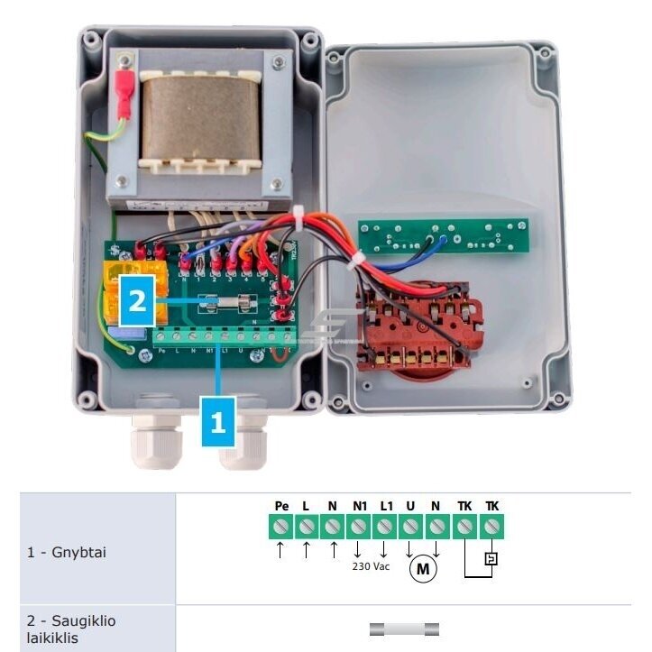 Transformer fan motor speed controller with TK | 1,5A | 230VAC | surface-mounted | IP54 | Sentera Controls | STRS1-15L22 | 5401003016015 3 Transformer fan motor speed controller with TK | 1,5A | 230VAC | surface-mounted | IP54 | Sentera Controls | STRS1-15L22 | 5401003016015 3