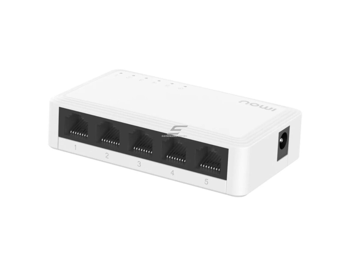 Tinklo komutatorius 5 portai RJ45 | 10Gbps | 7,44Mpps | SG105C-V2 IMOU Tinklo komutatorius 5 portai RJ45 | 10Gbps | 7,44Mpps | SG105C-V2 IMOU
