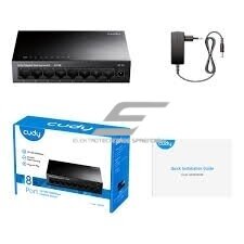 Niezarządzalny przełącznik Gigabit Ethernet 8 portów | 16 Gbps | 11.9 Mpps | 10/100/1000 Mbps | Plug & Play | CUDY GS108 2 Niezarządzalny przełącznik Gigabit Ethernet 8 portów | 16 Gbps | 11.9 Mpps | 10/100/1000 Mbps | Plug & Play | CUDY GS108 2