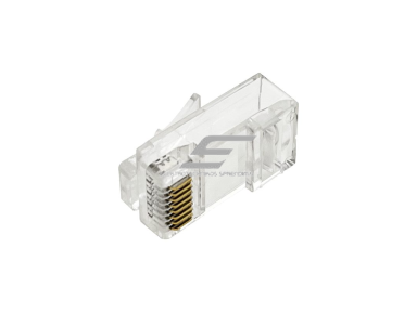 Tinklo kištukas | jungtis RJ45 (8P8C) | UTP CAT 6e kabeliui | neekranuotas | skaidrus | ALANTEC | WT106 Tinklo kištukas | jungtis RJ45 (8P8C) | UTP CAT 6e kabeliui | neekranuotas | skaidrus | ALANTEC | WT106