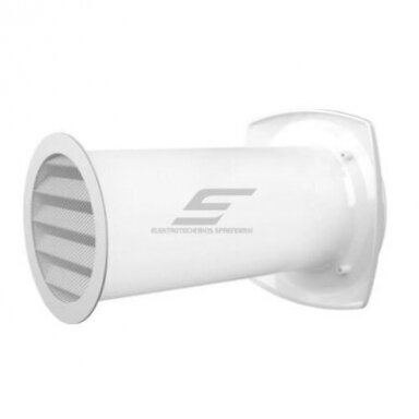 Supply air ventilation damper in wall | D160 | 1m | white | 16TOV1-05 Supply air ventilation damper in wall | D160 | 1m | white | 16TOV1-05