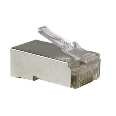 Tīkla spraudnis | RJ45 savienotājs (8P8C) | STP/FTP CAT 5e kabelim | ekranēts | caurlaidīgs | Pelēks | ALANTEC