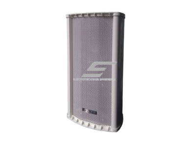 Tinklinė aktyvi garso kolonėlė | vidaus ir lauko instaliacijoms | 120W | IPX6 | aliuminio grotelės | 2x8" žemadažnis + 1x1" aukštadažnis garsiakalbis | balta Tinklinė aktyvi garso kolonėlė | vidaus ir lauko instaliacijoms | 120W | IPX6 | aliuminio grotelės | 2x8" žemadažnis + 1x1" aukštadažnis garsiakalbis | balta
