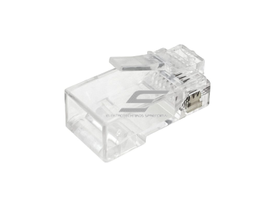 Tinklo kištukas | jungtis RJ45 (8P8C) | UTP CAT 6e kabeliui | neekranuotas | perveriamas | skaidrus | ALANTEC | WT117 3 Tinklo kištukas | jungtis RJ45 (8P8C) | UTP CAT 6e kabeliui | neekranuotas | perveriamas | skaidrus | ALANTEC | WT117 3