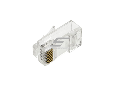 Tinklo kištukas | jungtis RJ45 (8P8C) | UTP CAT 6e kabeliui | neekranuotas | skaidrus | ALANTEC | WT106 Tinklo kištukas | jungtis RJ45 (8P8C) | UTP CAT 6e kabeliui | neekranuotas | skaidrus | ALANTEC | WT106