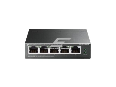 Tinklo komutatorius | 5 portai | prievadai | 5xLAN (4xPoE) | RJ45 | 10/100Mbit/s | TL-SF1005LP | TP-LINK