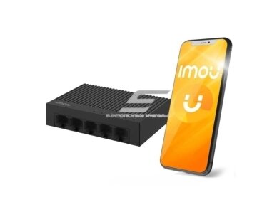 Tinklo komutatorius 5 portai RJ45 | 1Gbps | 0,1488Mpps | SF105C IMOU 3