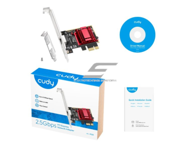Tinklo plokštė | stabiliam laidiniam interneto ryšiui | 2,5 Gbps | PCI-E plokštė | RJ45 | Wake-on-LAN funkcija | „Windows“, „Linux“, NAS suderinamumas 2 Tinklo plokštė | stabiliam laidiniam interneto ryšiui | 2,5 Gbps | PCI-E plokštė | RJ45 | Wake-on-LAN funkcija | „Windows“, „Linux“, NAS suderinamumas 2