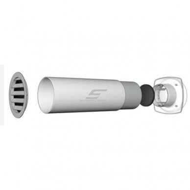 Supply air ventilation damper in wall | D160 | 0,5m | white | 16TOV 1 Supply air ventilation damper in wall | D160 | 0,5m | white | 16TOV 1