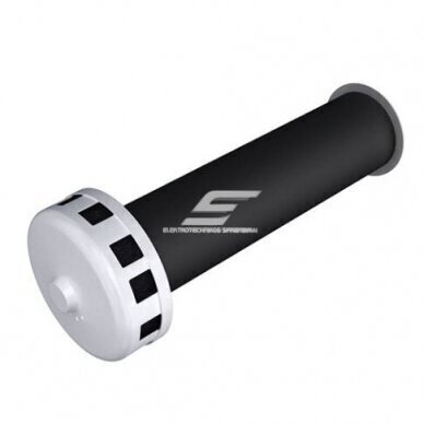 Клапан подачи воздуха в стене | с фильтром | теплоизоляция из минеральной ваты с фольгой | D125 | 0,45м | белый | 12,5TOV045-01