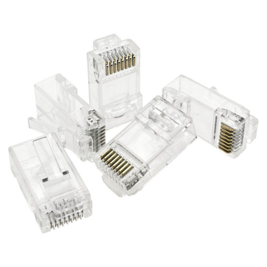 RJ45 (8P8C) plug | for UTP CAT 6e cable | unshielded 3 RJ45 (8P8C) plug | for UTP CAT 6e cable | unshielded 3