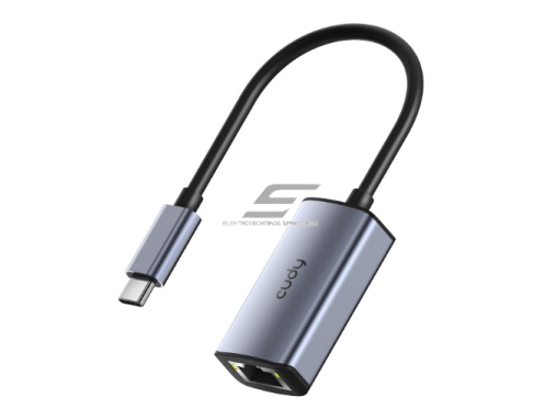 Tinklo adapteris | laidinio Gigabit Ethernet tinklo prijungimas | 1Gbps greitis | suderinamas su Windows, macOS, Linux, Android | CUDY UE10C