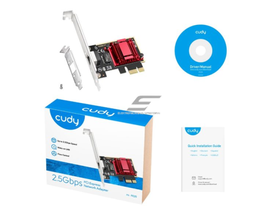Tinklo plokštė | stabiliam laidiniam interneto ryšiui | 2,5 Gbps | PCI-E plokštė | RJ45 | Wake-on-LAN funkcija | „Windows“, „Linux“, NAS suderinamumas 2 Tinklo plokštė | stabiliam laidiniam interneto ryšiui | 2,5 Gbps | PCI-E plokštė | RJ45 | Wake-on-LAN funkcija | „Windows“, „Linux“, NAS suderinamumas 2