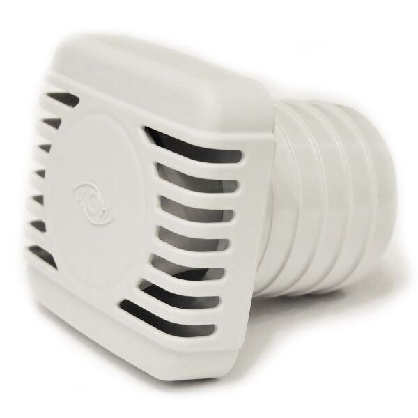Supply air ventilation grille in wall | with filter | white 1