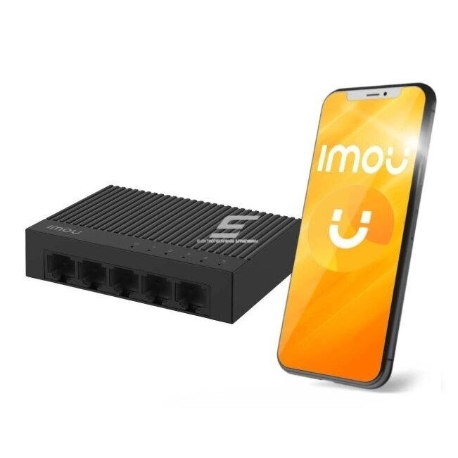 Сетевой коммутатор 5 портов RJ45 | 1Gbps | 0,1488Mpps | SF105C IMOU 3