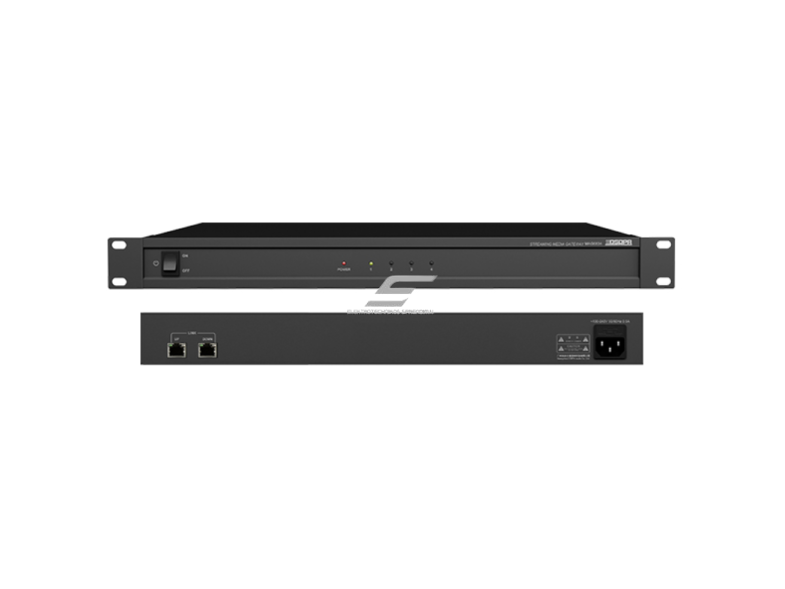 Tinklinis garso transliacijos įrenginys | garso transliavimas ir valdymas | 4 kanalai | 1U Rack | AirPlay/DLNA/Qplay | Linux