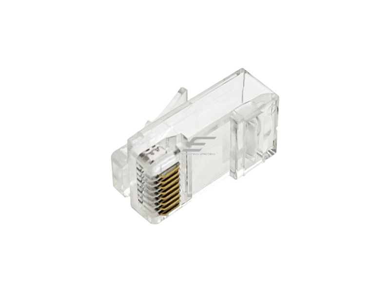 Tinklo kištukas | jungtis RJ45 (8P8C) | UTP CAT 6e kabeliui | neekranuotas | skaidrus | ALANTEC | WT106 Tinklo kištukas | jungtis RJ45 (8P8C) | UTP CAT 6e kabeliui | neekranuotas | skaidrus | ALANTEC | WT106