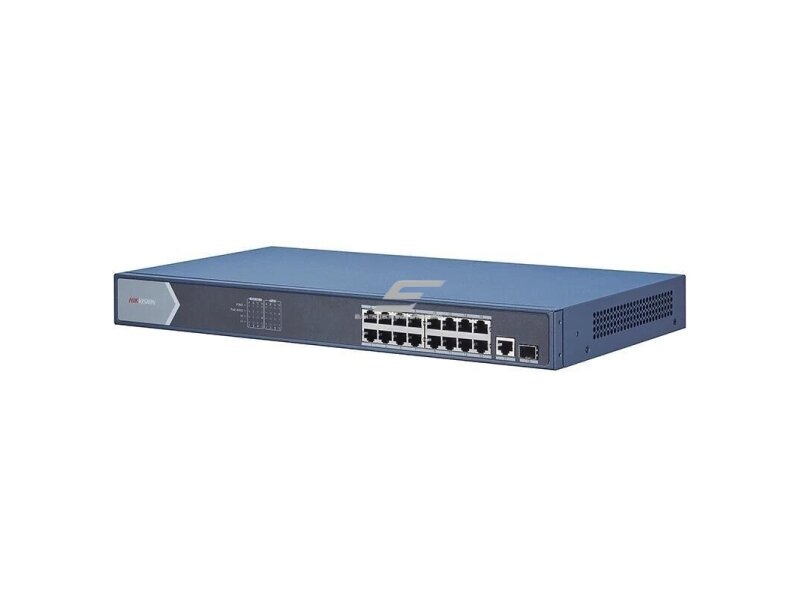Tinklo komutatorius 18 portų | 16 portų PoE | 150W | 230V | 4.1Mbits | 36Gbps | DS-3E0518P-E/M Hikvision Tinklo komutatorius 18 portų | 16 portų PoE | 150W | 230V | 4.1Mbits | 36Gbps | DS-3E0518P-E/M Hikvision
