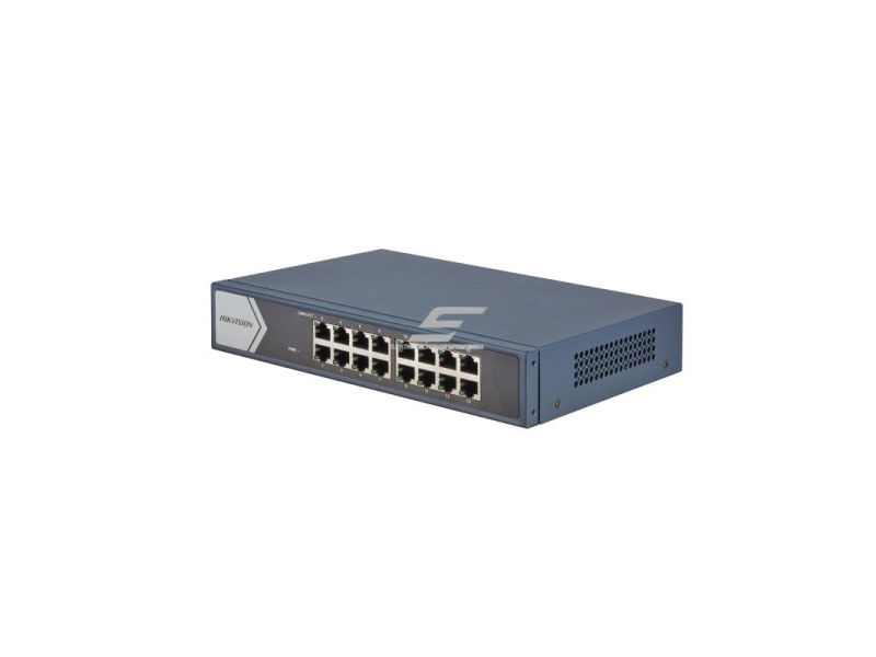 Tinklo komutatorius 16 portų | prievadų | RJ45 | 32Gbps | 23.81Mpps | DS-3E0516-E(B) | Hikvison
