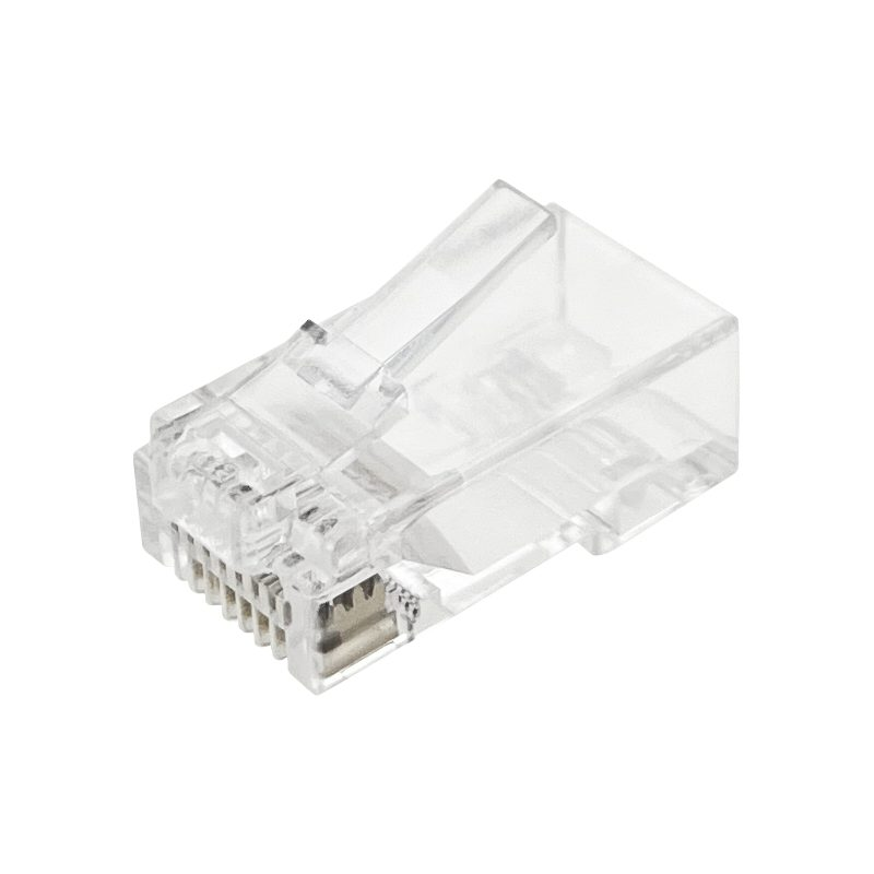 Wtyk sieciowy | złącze RJ45 (8P8C) | do kabla UTP CAT 6e | nieekranowany | przelotowy | przezroczysty 2