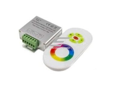 LED pritemdymo RGB valdiklis | dimeris | su jutikliu | 12-24VDC LED pritemdymo RGB valdiklis | dimeris | su jutikliu | 12-24VDC