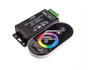 LED pritemdymo valdiklis 29 | dimeris | su jutikliu | 144W | 12-24VDC | 3 kanalai | 6 klavišų su pultu LED pritemdymo valdiklis 29 | dimeris | su jutikliu | 144W | 12-24VDC | 3 kanalai | 6 klavišų su pultu