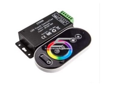 LED pritemdymo valdiklis 29 | dimeris | su jutikliu | 144W | 12-24VDC | 3 kanalai | 6 klavišų su pultu