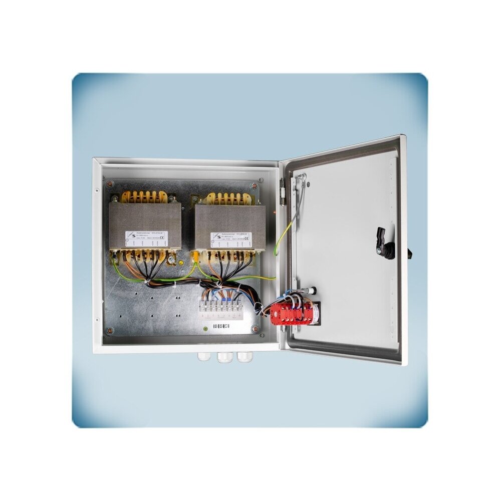 Transformatorowy regulator prędkości trójfazowego silnika wentylatora | 11A | 400VAC | natynkowy | IP54 | Sentera Controls | STR-4110L40 5