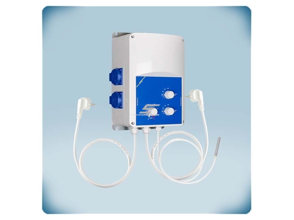 Transformatorinis ventiliatoriaus greičio ir elektrinio šildytuvo reguliatorius pagal temperatūrą | 3,5A | 230VAC | virštinkinis | Sentera Controls | GTTE1-35L22
