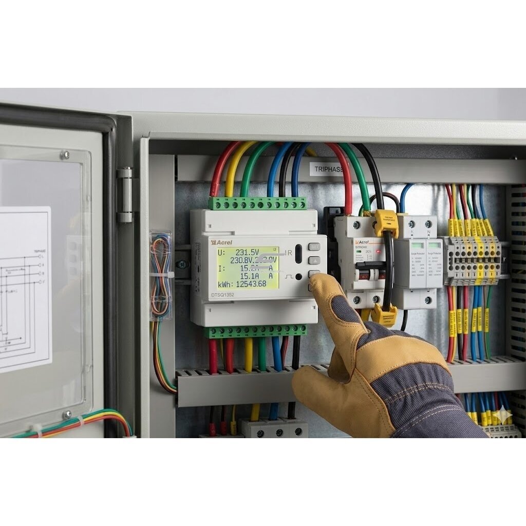 Kolmefaasiline mitmekanaliline elektrienergia arvesti | kuni 1600A koos voolutrafodega (CT) | RS485 Modbus | LCD ekraan | IDC ja tööstuslikuks monitooringuks 5 Kolmefaasiline mitmekanaliline elektrienergia arvesti | kuni 1600A koos voolutrafodega (CT) | RS485 Modbus | LCD ekraan | IDC ja tööstuslikuks monitooringuks 5