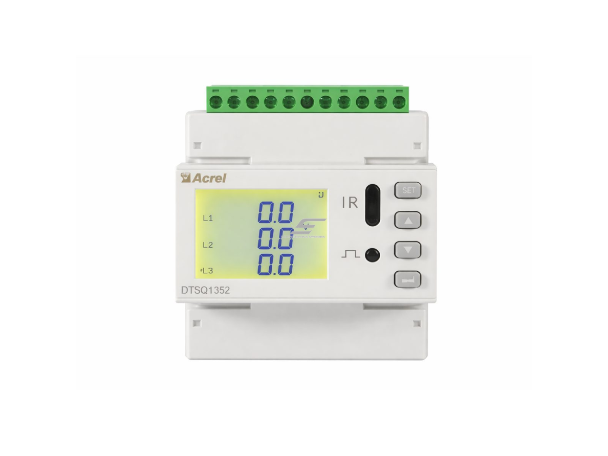 Trifazis daugiakanalis elektros energijos skaitiklis | iki 1600A su CT | RS485 Modbus | LCD ekranas | IDC ir pramonės monitoringui