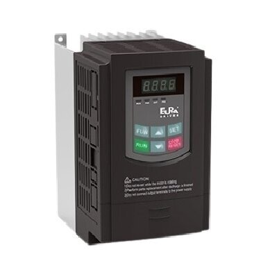 Trīsfāzu frekvences pārveidotājs 7,5 kW | 17A | 400 VAC | IP20 | ar EMC filtru | paredzēts trīsfāzu motoru vadībai | E810-0110 T3 Eura Drives Trīsfāzu frekvences pārveidotājs 7,5 kW | 17A | 400 VAC | IP20 | ar EMC filtru | paredzēts trīsfāzu motoru vadībai | E810-0110 T3 Eura Drives