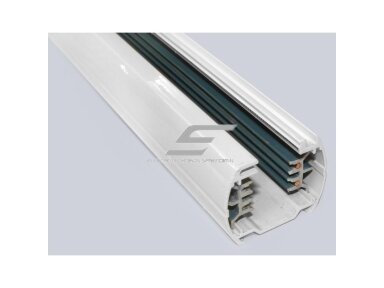 Bėgelis šviestuvams | 3F | 42x32,2mm | 2m | baltas Bėgelis šviestuvams | 3F | 42x32,2mm | 2m | baltas