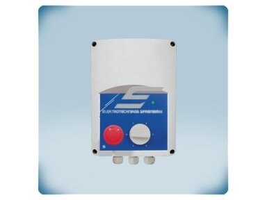 Transformatorinis ventiliatoriaus greičio reguliatorius su avariniu mygtuku | 5A | 230VAC | virštinkinis | IP54 | Sentera Controls | SER-1-50L22 Transformatorinis ventiliatoriaus greičio reguliatorius su avariniu mygtuku | 5A | 230VAC | virštinkinis | IP54 | Sentera Controls | SER-1-50L22