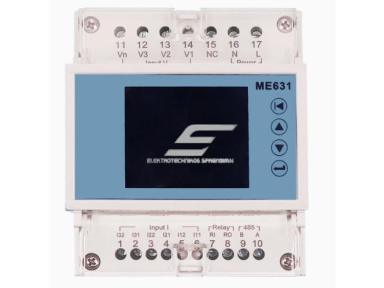 Modulinis | skaitmeninis | daugiakanalis trifazis energijos analizatorius | su duomenų registravimu | 0.5S tikslumo klasė | DIN | MODBUS RS485 | ME631-SD Modulinis | skaitmeninis | daugiakanalis trifazis energijos analizatorius | su duomenų registravimu | 0.5S tikslumo klasė | DIN | MODBUS RS485 | ME631-SD