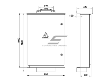 Trifazis | įvadinis elektros energijos skydas | 6 apskaitoms | skaitikliams | 1000x700x200mm | virštinkinis | cinkuotas plienas | IP44 | ĮAS-7-206 Trifazis | įvadinis elektros energijos skydas | 6 apskaitoms | skaitikliams | 1000x700x200mm | virštinkinis | cinkuotas plienas | IP44 | ĮAS-7-206