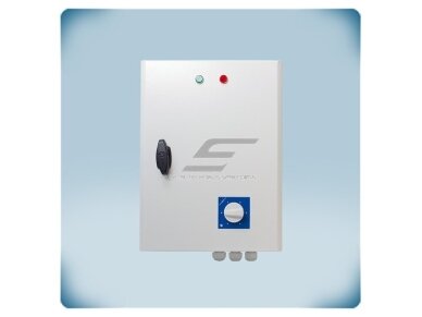 Transformatorinis trifazio ventiliatoriaus variklio greičio reguliatorius su šilumine apsauga | 8A | 400VAC | virštinkinis | IP54 | Sentera Controls | STTA4-80L40
