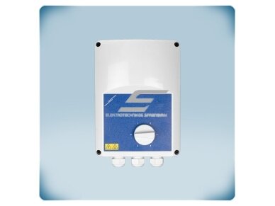 Transformatorinis ventiliatoriaus variklio greičio reguliatorius | 5A | 230VAC | virštinkinis | IP54 | Sentera Controls | STR-1-50L22 1