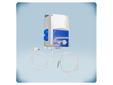 Transformatorinis ventiliatoriaus variklio greičio reguliatorius veikiantis pagal temperatūrą | 5A | 230VAC | virštinkinis | IP54 | Sentera Controls | GTT-1-50L22 2