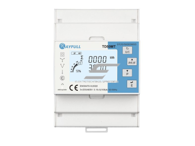 Trifazis elektros energijos skaitiklis | 100 A | 3×230/400 V | 4 tarifai | LED ekranas | RS485 Modbus RTU | MID | DIN | Rayfull TD50MTMID Trifazis elektros energijos skaitiklis | 100 A | 3×230/400 V | 4 tarifai | LED ekranas | RS485 Modbus RTU | MID | DIN | Rayfull TD50MTMID