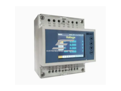 Modulinis | skaitmeninis | daugiakanalis trifazis energijos analizatorius | su duomenų registravimu | 0.5S tikslumo klasė | DIN | MODBUS RS485 | ME631-SD