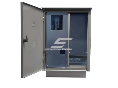 Trifazis | įvadinis elektros energijos skydas | skaitikliams | 650x500x200mm | virštinkinis | cinkuotas plienas | IP44 | ĮAS-7-202-V
