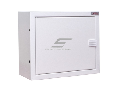 Modulinis elektros paskirstymo skydelis | dėžė | skydas | 12 modulių | 310x265x130mm | virštinkinis | plieninis | IP31